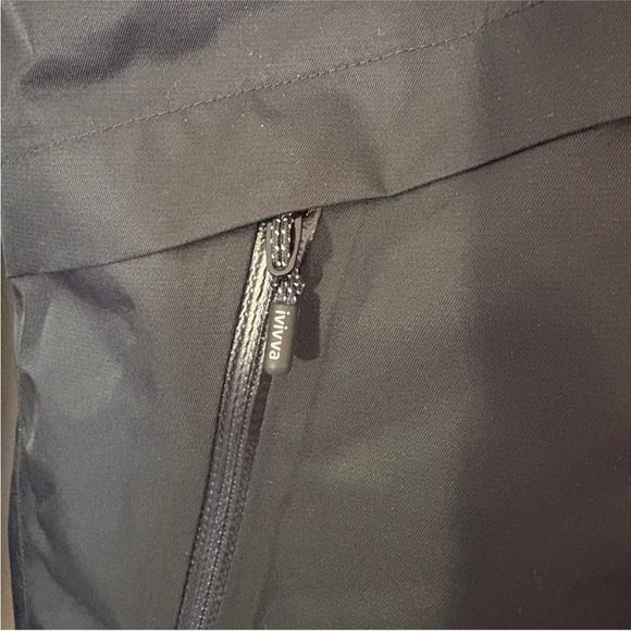 Ivivva Black Hooded Kids Raincoat - Picture 5 of 8